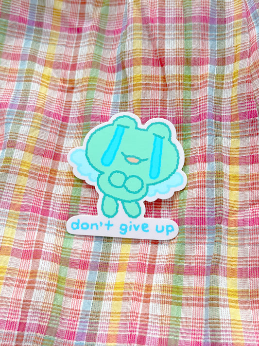 angel frog sticker