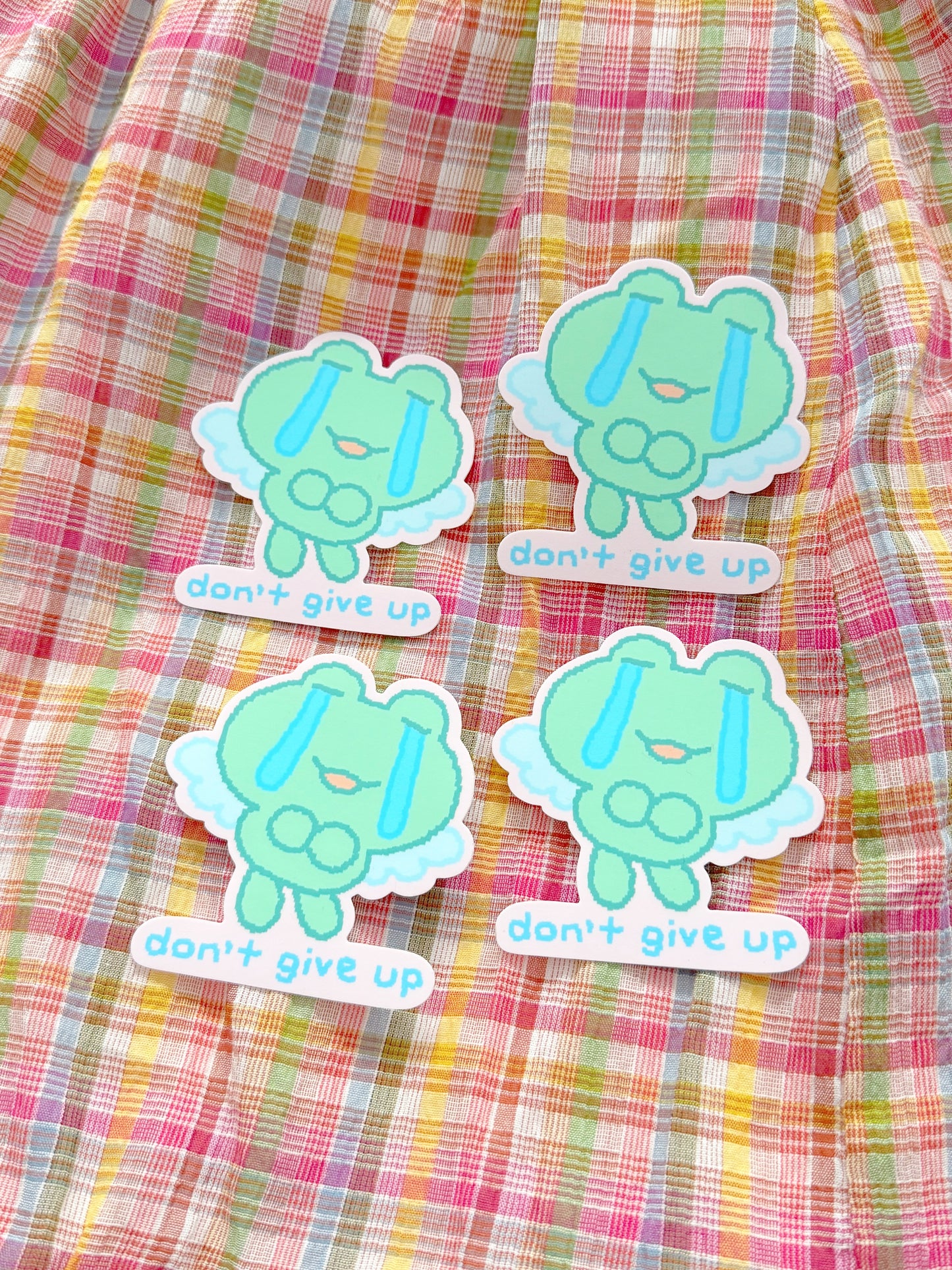 angel frog sticker