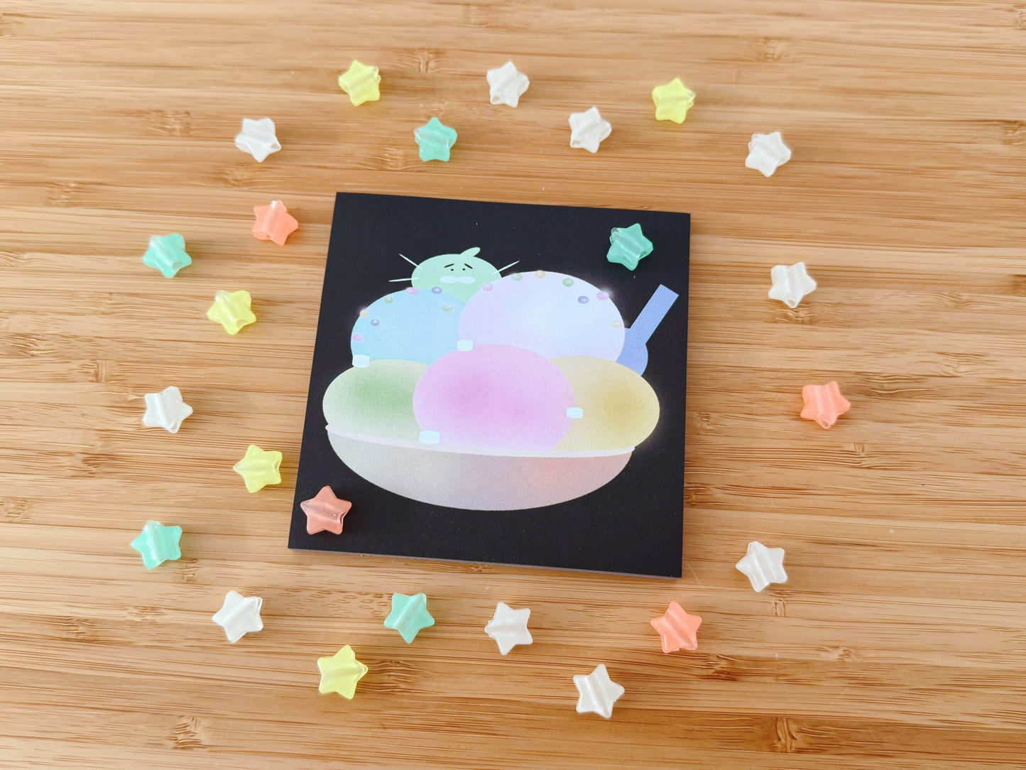 frozen yogurts memo pad