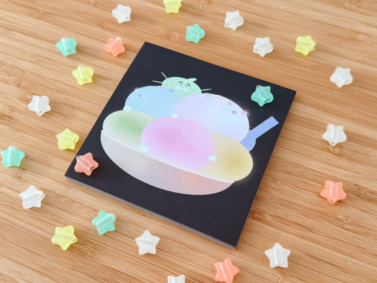 frozen yogurts memo pad
