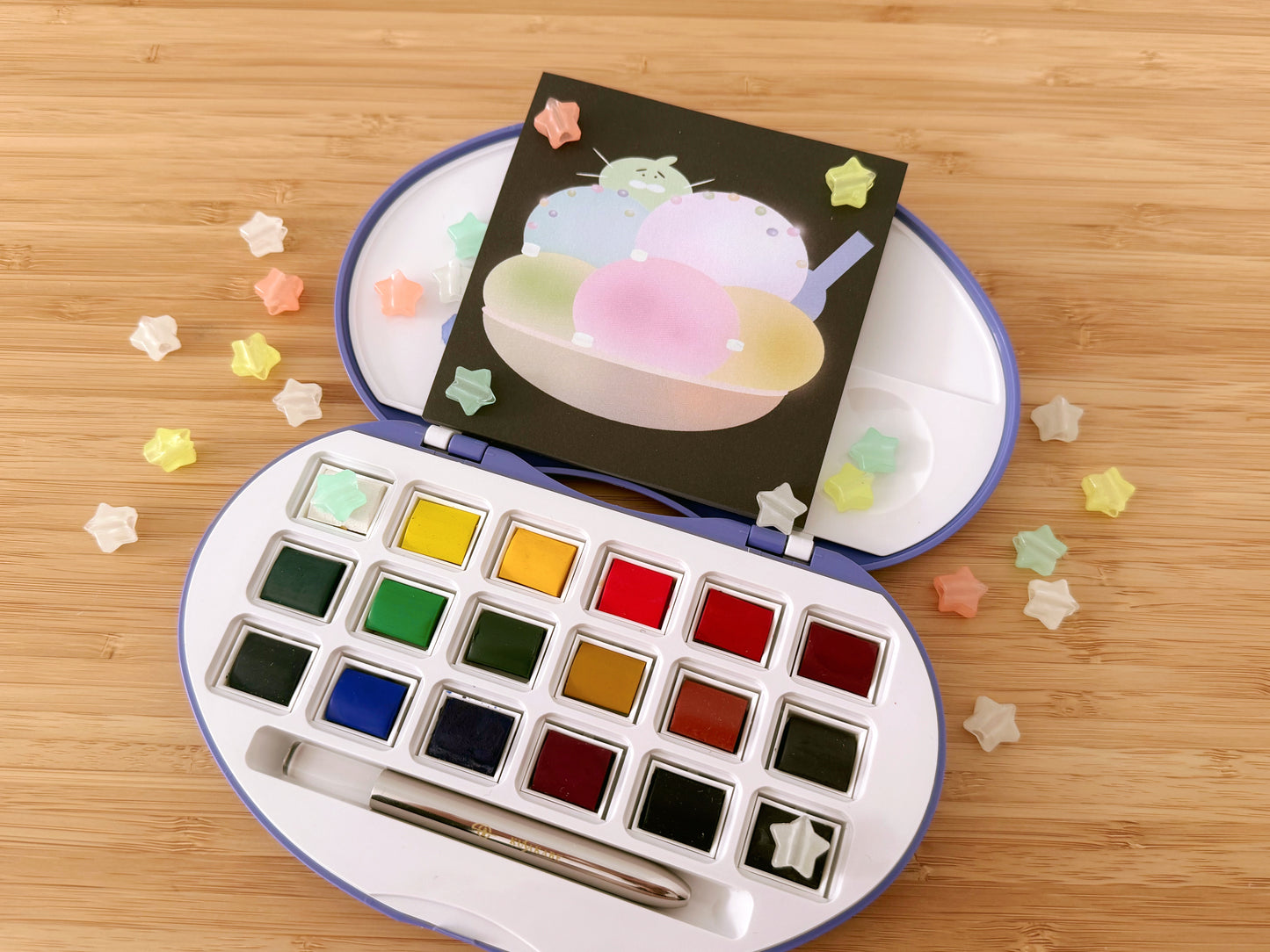 frozen yogurts memo pad
