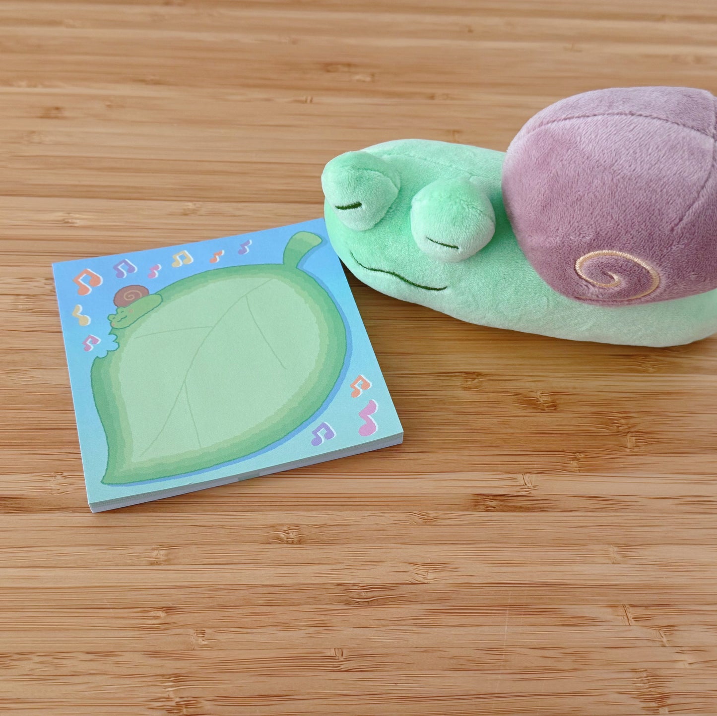 leafy droplet memo pad