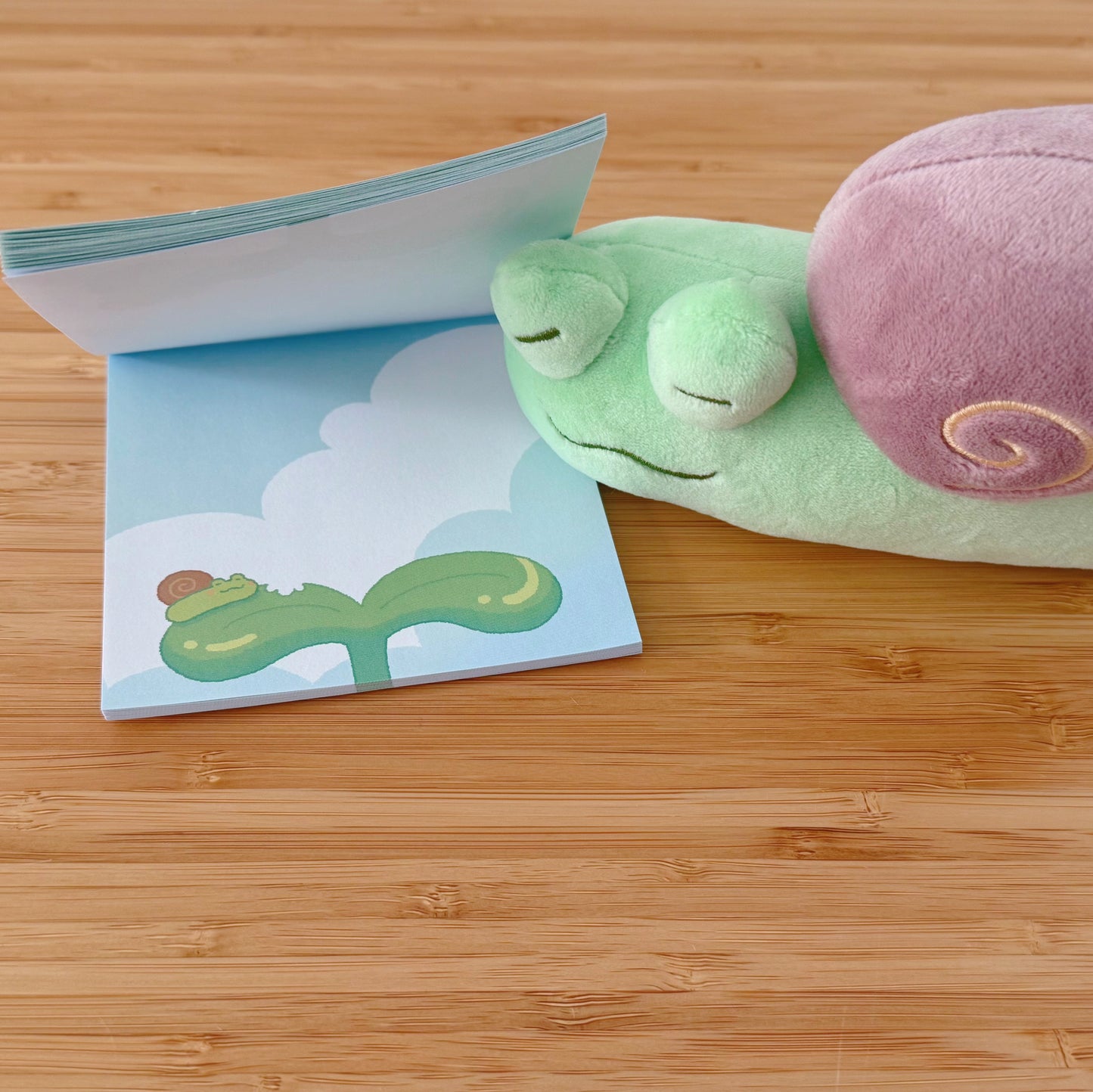 leafy droplet memo pad