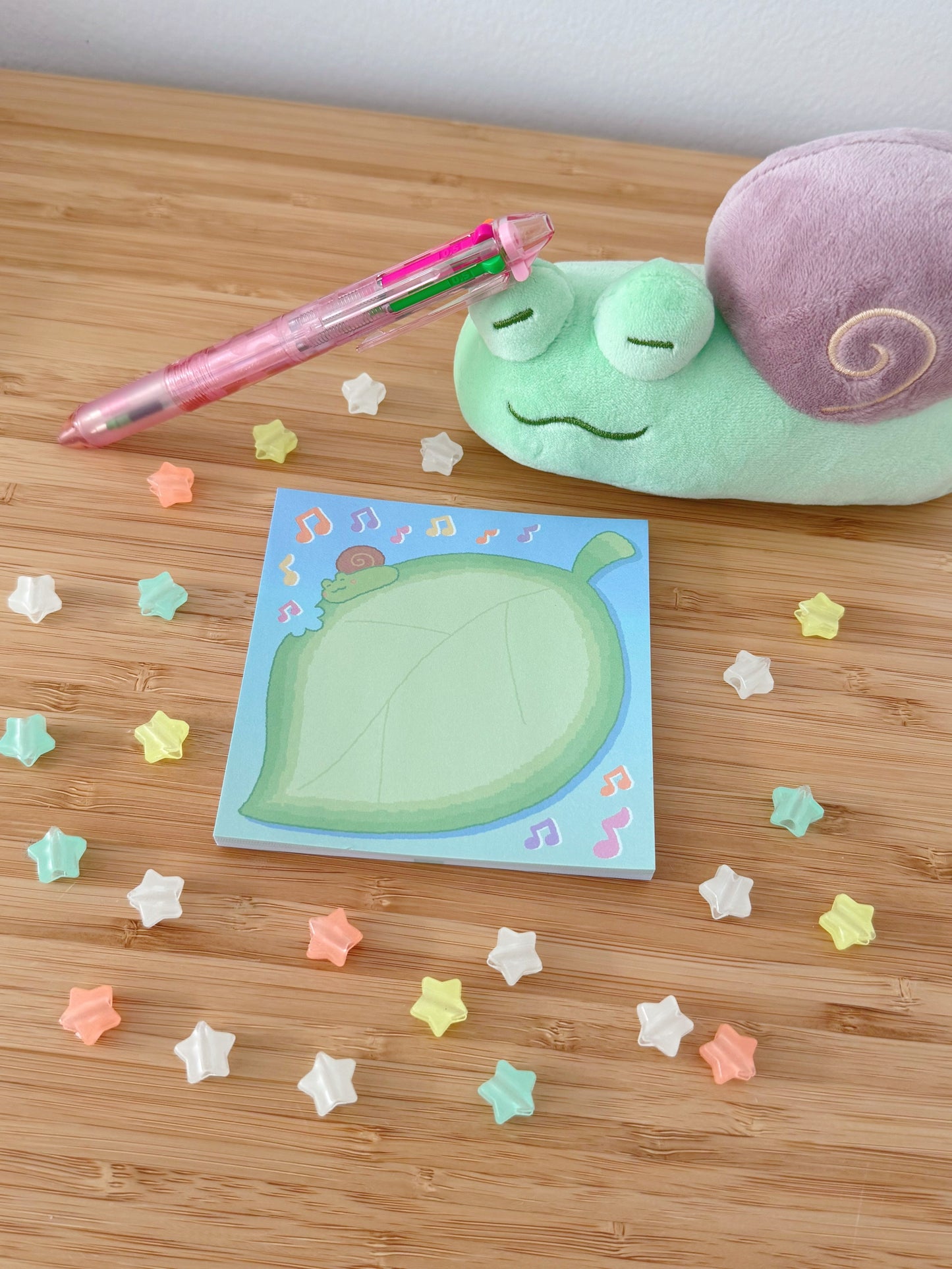 leafy droplet memo pad