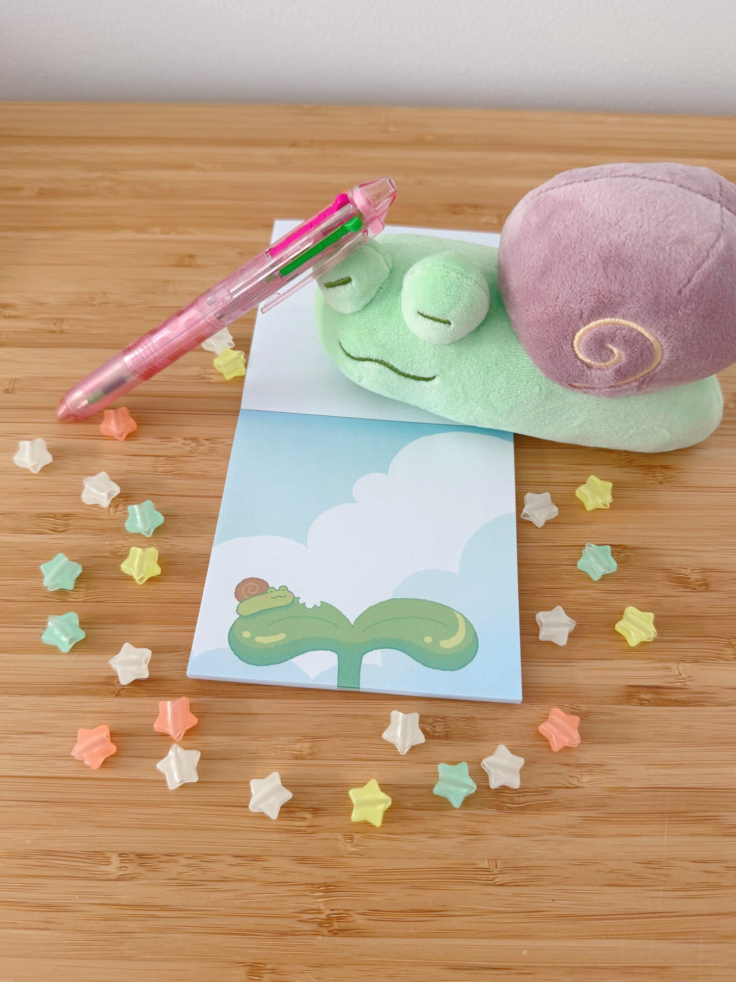 leafy droplet memo pad