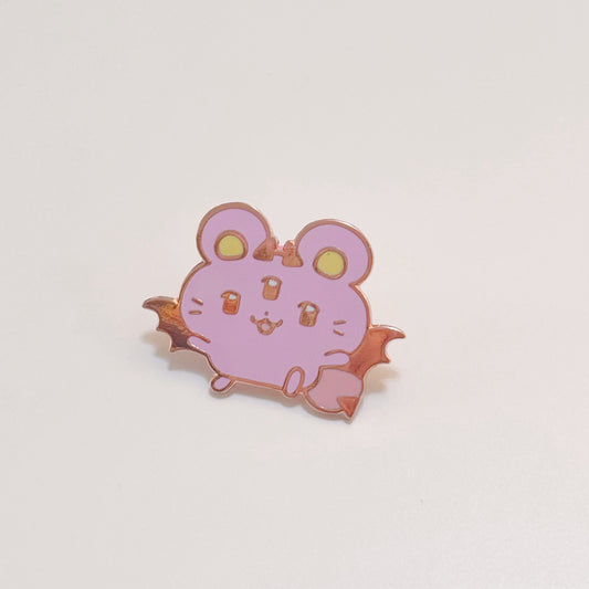 Devil Hamster Enamel Pin