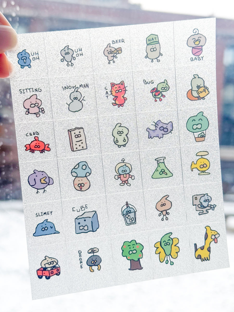 yogurts world sticker sheet