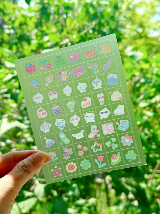 things i love sticker sheet