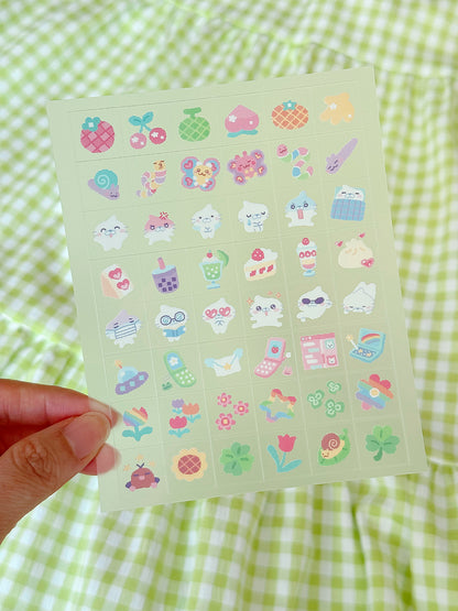 things i love sticker sheet