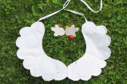 angel wing hair clips