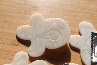 angel wing hair clips