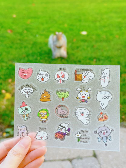 crusty sticker sheet