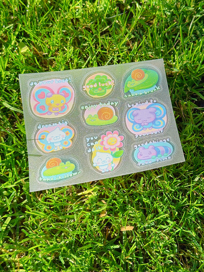 lucky charms sticker sheet