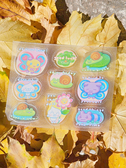 lucky charms sticker sheet