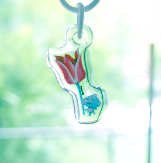 mini tulip charm