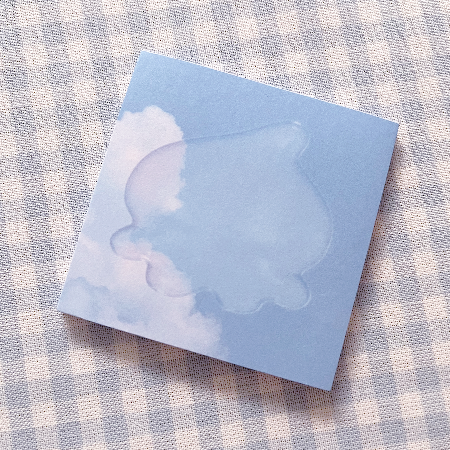 clouds memo pad