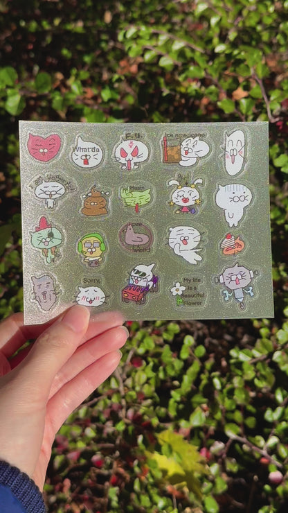 crusty sticker sheet