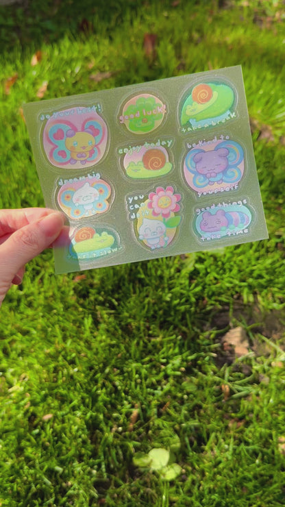 lucky charms sticker sheet