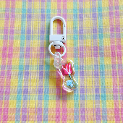 mini tulip charm