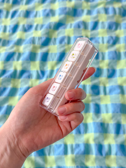 hamster's daily emotions button stamp