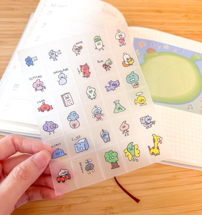 yogurts world sticker sheet