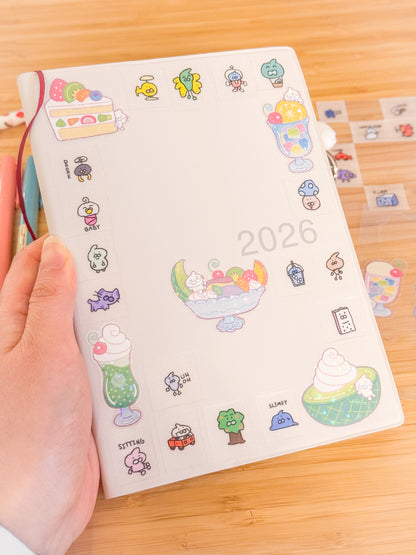 yogurts world sticker sheet